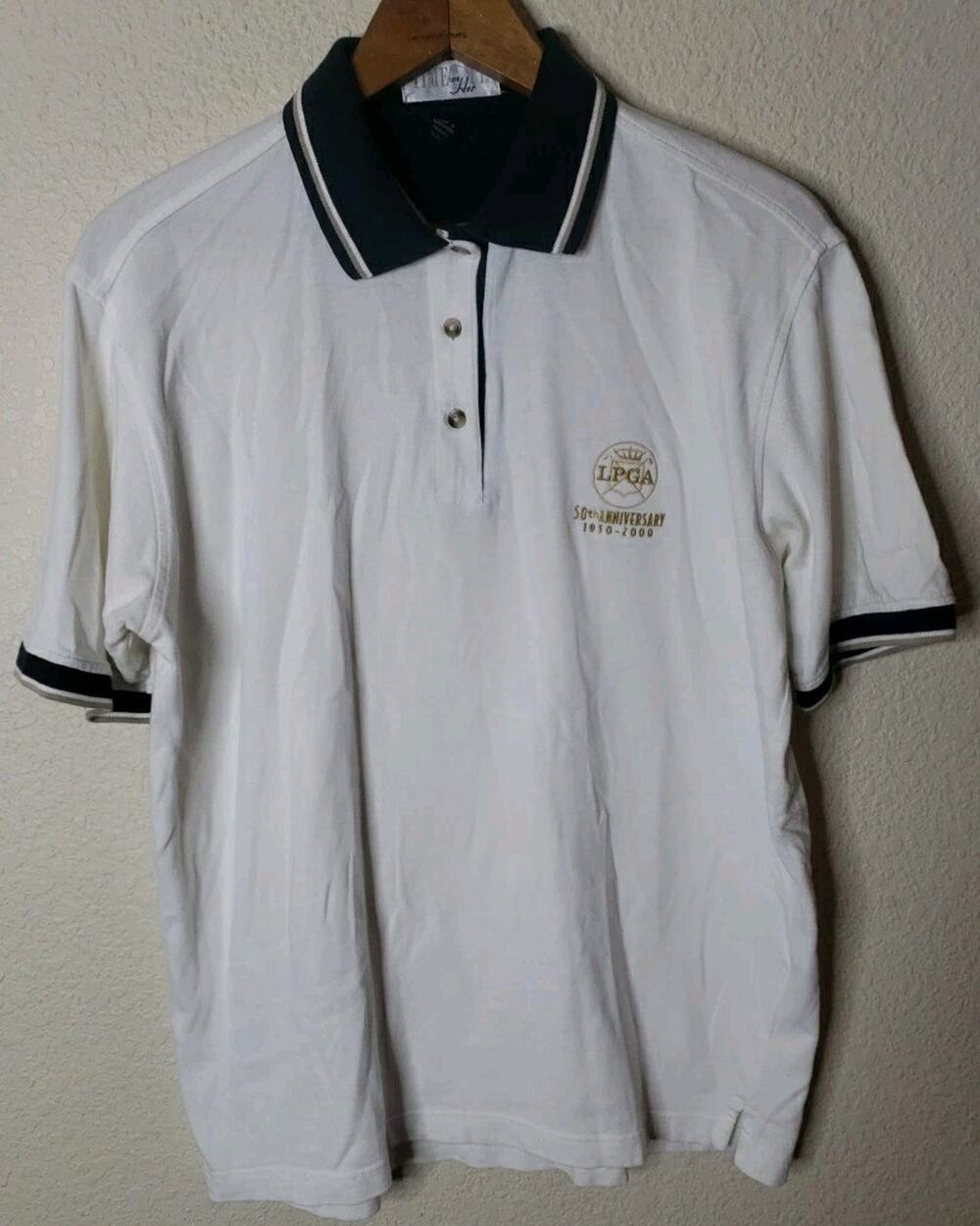Womens Golf Shirt Size Medium LPGA 50th Anniversary 1950-2000 2000s Vintage